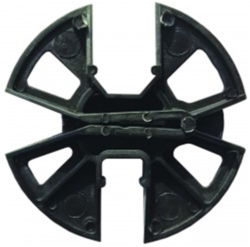 Insulation retaining clip-Suitable for use with cavity wall ties, the insulation retaining clip is a 75mm diameter plastic disk used to hold insulation material back to the structure. Packed in 250no.