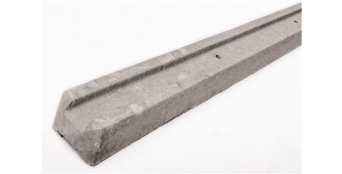 1.8mtr Intermediate Slotted Concrete Post (6&#39;) -  precast concrete fencing products are durable, easy to install and provide an attractive finish in combination with timber fencing panels.