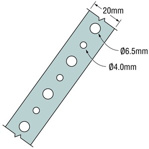 Fixing band is for all general light strapping needs. Perfect for DIY, industrial and agricultural applications. Comes in convenient 10 metre rolls.
FB20A, which comes supplied in a rugged plastic dispenser, making it much easier to transport and work with.