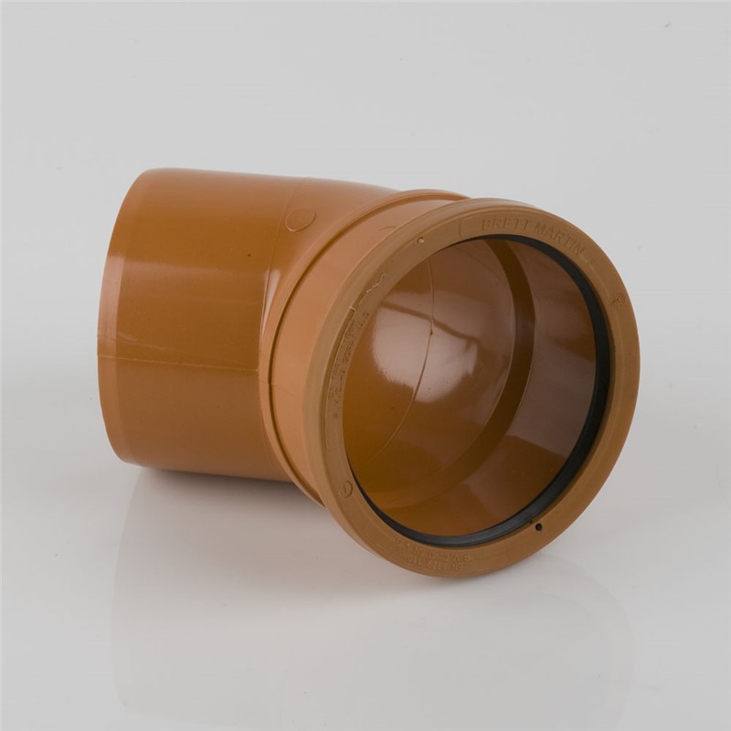 Underground 110mm x 45o Bend Single Socket