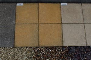 Textured Buff 450mm x 450mm - Style and practicality working together in perfect harmony. Textured paving offers the perfect balance of flair and function. It incorporates fine white limestone chippings to provide a softened appearance.