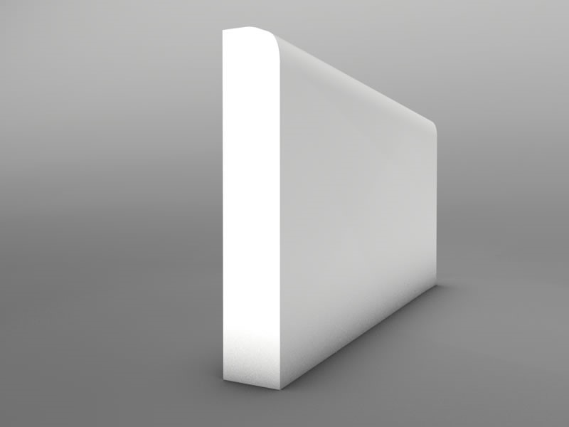 Our range of white primed MDF Skirtings and  Architraves are fast becoming  the more popular go to product rather than the traditional timber skirting and architrave. Due to its straight and non split properties it is ideal  for new refurbishment projects.  All our MDF mouldings are made out of moisture resistant MDF and are supplied Pre-primed.