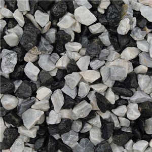 Bulk Bag - Size(s): 20mm. A blend of black and ice blue chippings.