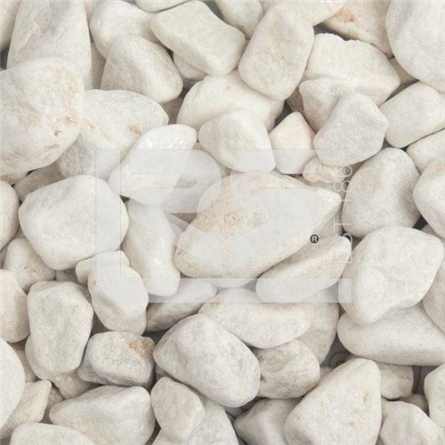 Bulk Bag White Pebbles which give off a lovely natural sparkle and create a eye catching feature. Ideal for Rockeries and borders.