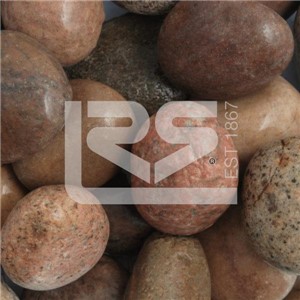 Bulk bag Scottish Cobbles are a premium rounded cobble in grey, brown and red colour tones.
