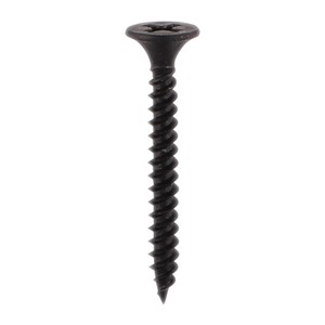 Timco Drywall Screws BLK PH2 3.5x25mm - Used to secure plasterboard to wall/ceiling track systems with a max. of 0.6mm thickness