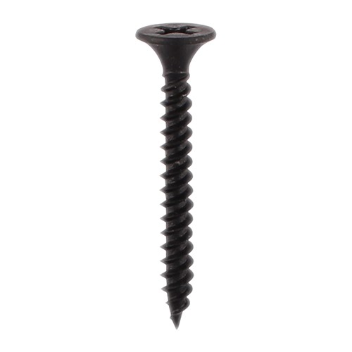 Timco Drywall Screws BLK PH2 3.5x38mm - Used to secure plasterboard to wall/ceiling track systems with a max. of 0.6mm thickness