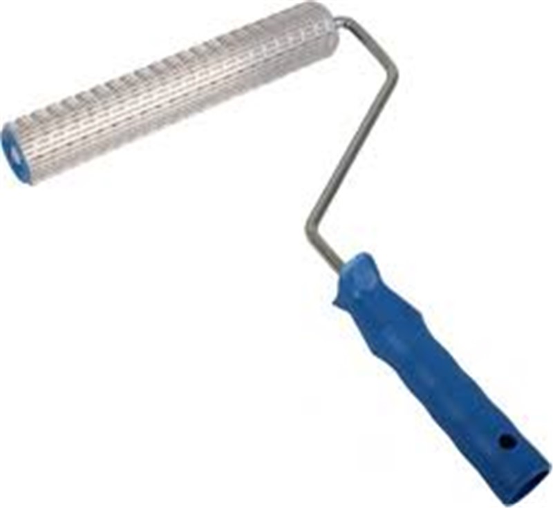 High quality paddle roller designed for consolidating the resin into the mat and removing air bubbles.