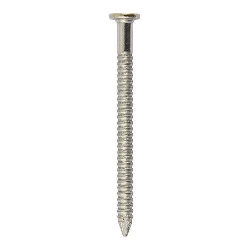 A4 Stainless Steel cladding pin with ring shank.