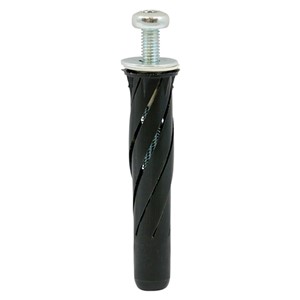 A highly effective universal anchor for fixing heavy loads to plasterboard, cavities and solid materials.

• Zinc &amp; clear machine screws
• TX25 Drive recess allows simple installation with a screw driver
• Strengthened nylon plug with captivated steel threaded nut
• Perfect for double board