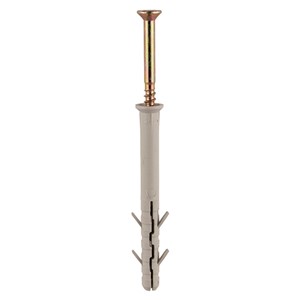 A versatile and reliable fixing for attaching framework to brick, block, stone, masonry and concrete.