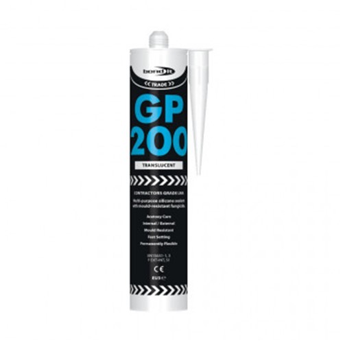 General Purpose Silicone is a mid modulus silicone sealant that adheres to most smooth and non-porous materials. It contains an anti-fungal compound to prevent mould growth in areas of high humidity and forms a permanently flexible rubber seal.