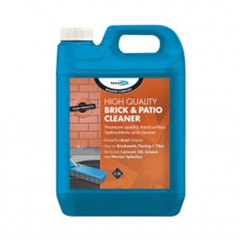 Will remove cement and mortar splashes, grime, oil, grease and other difficult-to-remove stains, from brickwork, patios, garages, paving, concrete floors and warehouses