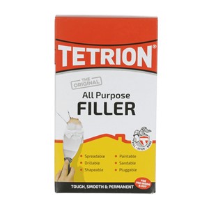 Tetrion Fillers All Purpose Powder Filler Standard 500g Tetrion All Purpose Filler is the same tried and trusted formulation which has been the &#39;go to&#39; for trade decorators and DIY enthusiasts for years. It’s the ideal choice for projects where a versatile, multi-surface filler is required. Specially designed to give a super smooth finish for both indoor and outdoor applications. Suitable for use on wood, plaster, stone, concrete and brickwork.