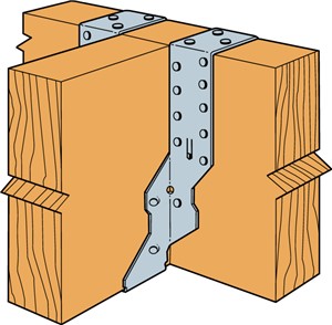 JHA is a height adjustable joist hanger for supporting timber joists from timber members.