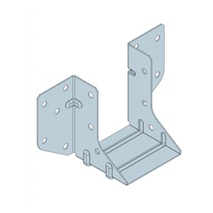 The MHA is a galvanised mini joist hanger suitable for use with regularised timber, rough sawn timber, I-Joists and LVL.

Ideally suited for small timber sections and timber members; such as trimmers and ceiling joists