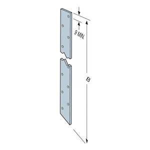 The H and L straps are designed to The Building Regulations for
horizontal and vertical restraint.
