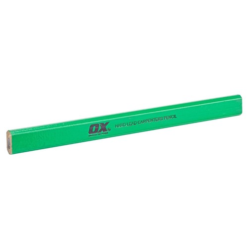 The Ox carpenter pencils are designed to offer a comfortable grip compared to standard pencils due to their large surface area. The hard lead is ideal for marking on a variety of surfaces such as concrete, timber or stone. These pencils are made with premium quality materials for stability and sharpness ideal for the construction and woodworking environments. 10 pencils in pack