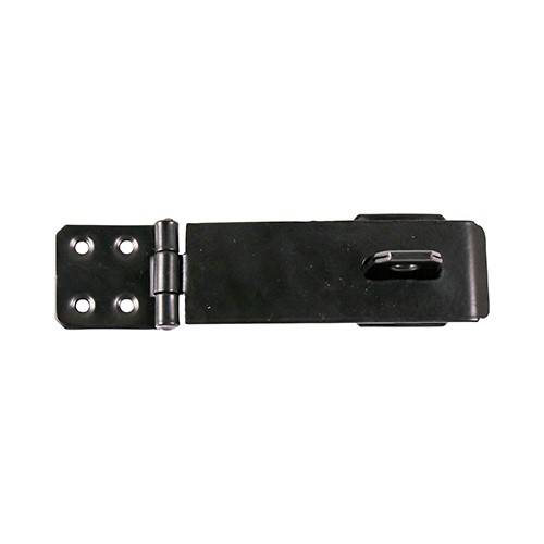 A low security hasp and staple for light domestic gates and shed doors. Fixings included.