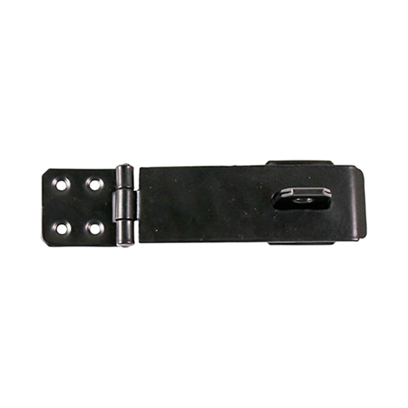 A low security hasp and staple for light domestic gates and shed doors. Fixings included.