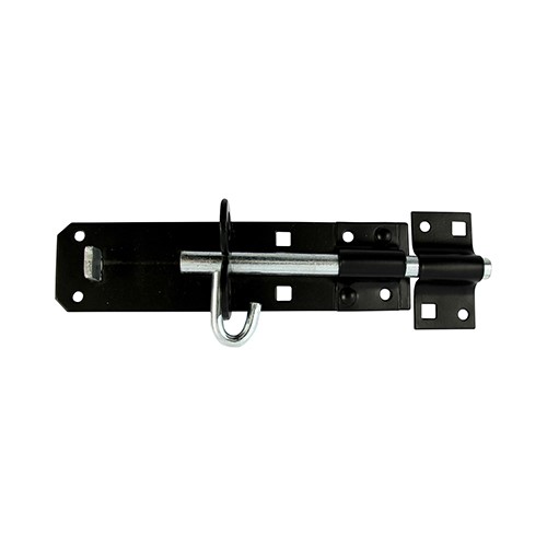 Brenton padbolts are used for securing flush mounted gates and shed doors in domestic and light commercial applications. They are pad-lockable and fixed with carriage bolts for added security. Fixings included.