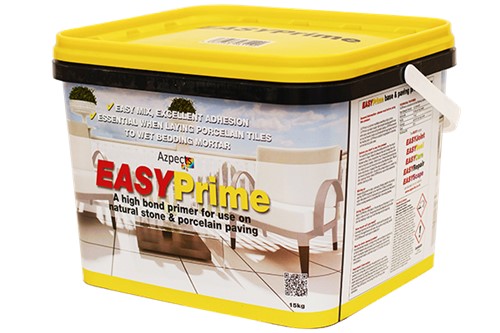 EASYPrime is a polymer modified cementitious slurry primer. It is an easy to apply high strength bonding agent for use when laying natural stone and porcelain paving. Ensures full and permanent contact is achieved with the aggregated mortar in the bedding layer. Suitable for application in domestic, commercial and public areas.