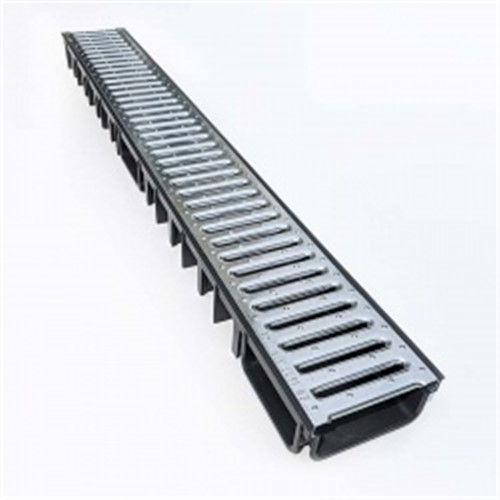 Shallow drainage channel PVC Galvanised Grate