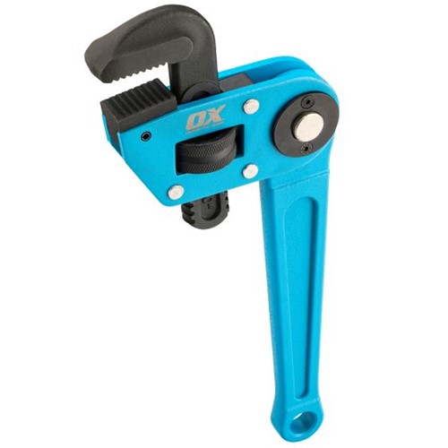 Fully adjustable jaw up to 53mm
Lightweight aluminium handle for strain free all-day use
180&#176; quick action adjustable handle
Heavy duty construction
Perfect for use in restricted areas