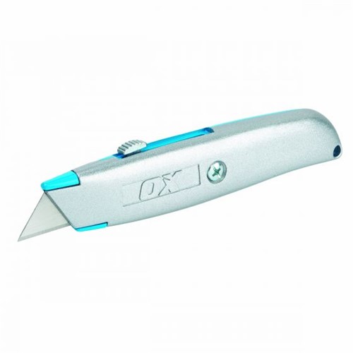 Ultra sharp Japanese cutting blade
Heavy duty knife with tough metal construction
Accepts most standard utility blades
Blade storage in handle
Retractable blade