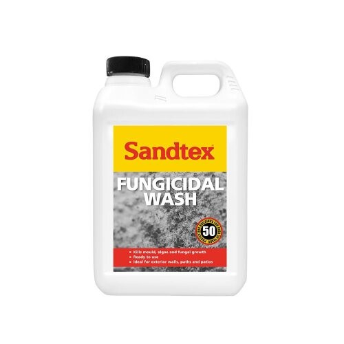 This is a Sandtex fungicide wash that is used to kill mould, fungal growth and algae, the perfect solution for protecting exterior walls and outdoor stonework. This is a quick-drying product that sets after just 20 minutes of it being applied.