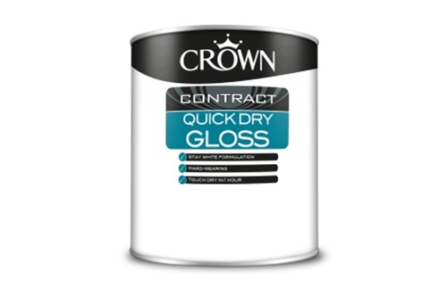 A fast drying, low odour product for interior and exterior use. This water-based gloss provides a non-yellowing finish with low odour. Approximate coverage 15m&#178; per litre.