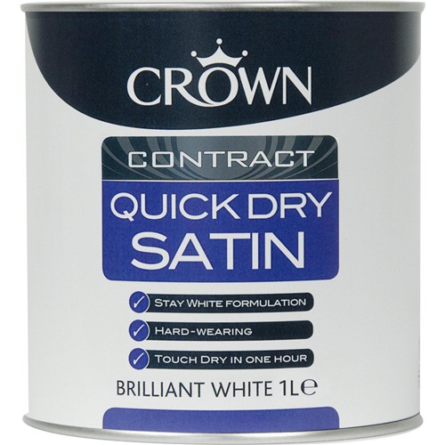 Gives a good quality satin sheen finish for interior wood, and correctly primed metal surfaces. A water based, quick drying and low odour alternative to traditional Eggshell. Gives a long lasting, non-yellowing finish. Approximate coverage 15m&#178; per litre.