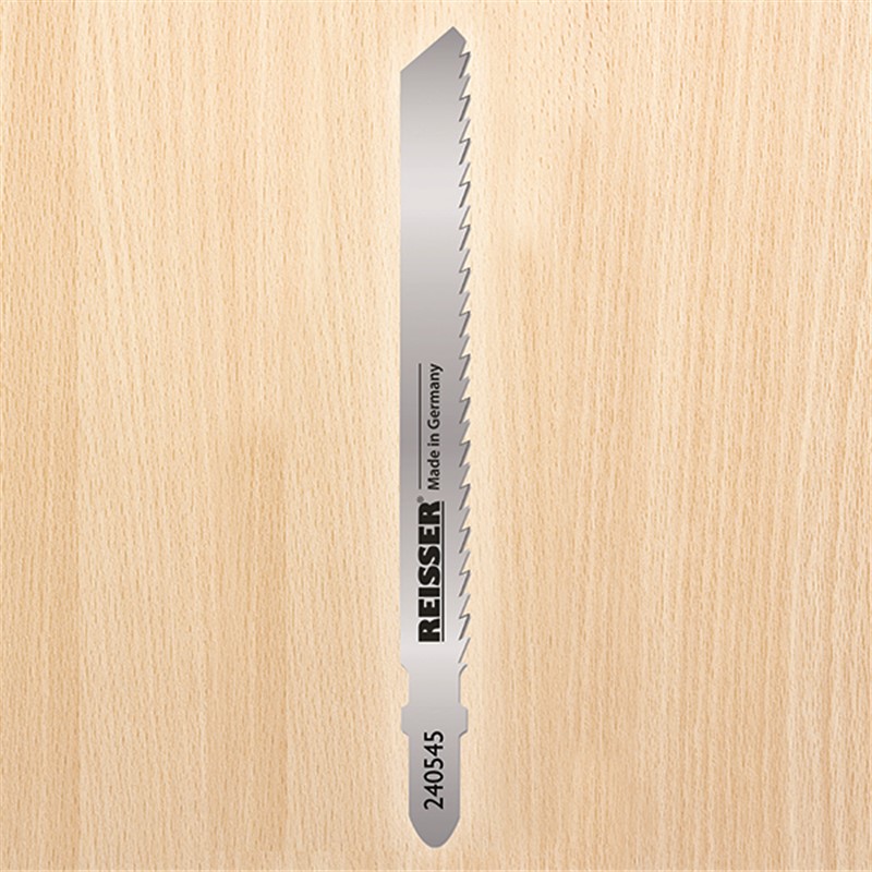 Fine cut, splinter free surface on laminate for worktops - (Pack of 5 blades)