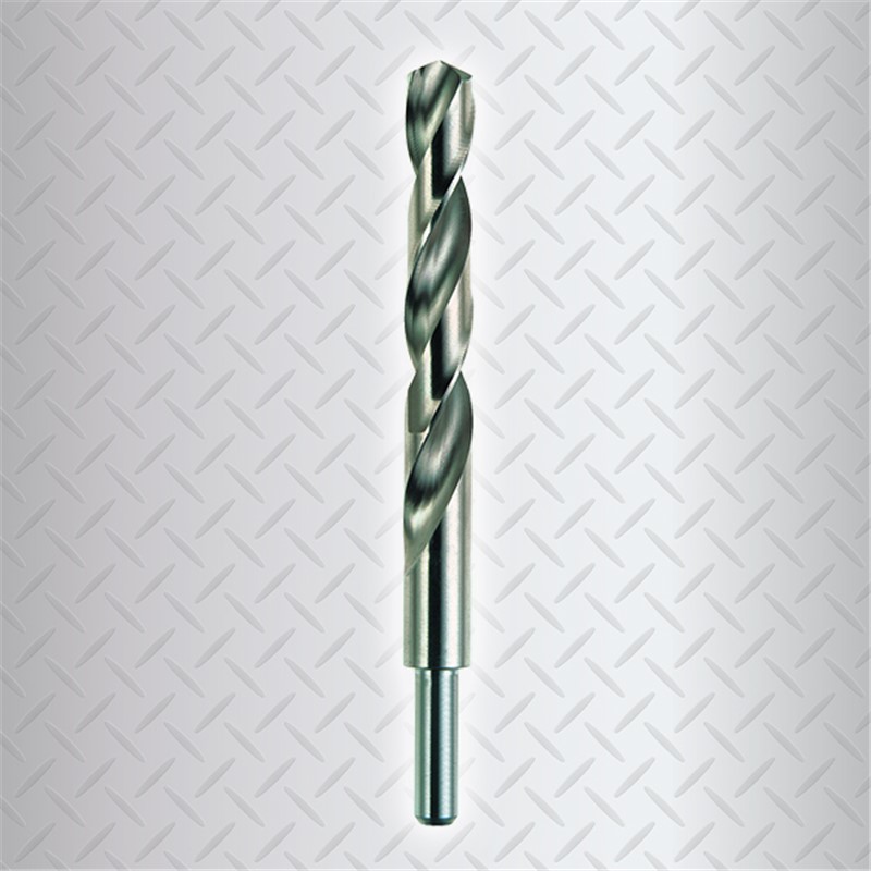  fully ground reduced shank. For drilling wood, plastic, non-ferrous metals, aluminium, cast iron and steel.