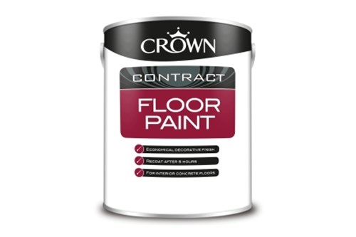 Crown Trade Concrete Floor Paint is a high VOC content mid sheen finish. A washable product that is applied by brush or roller and is suitable for interior use.