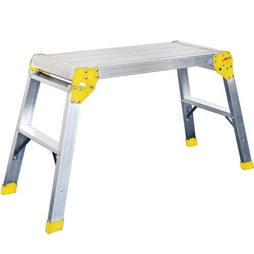 Simple and safe to use with locking hinges for added safety whilst working
Compact folded dimensions for easy storage
Slip-resistent platform
Lightweight and easy to transport
Perfect for all odd jobs