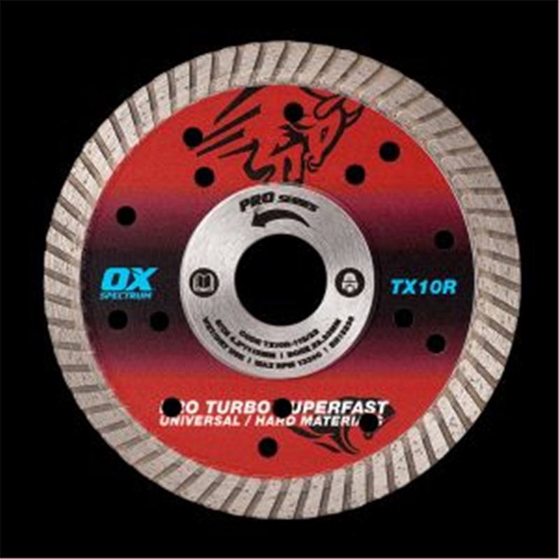 Guaranteed to cut all construction products including metal
Excellent fast cut universal &amp; hard materials
Reinforced flange
Cooling holes
Semi-transparent