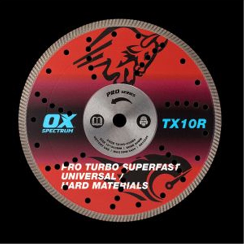 Guaranteed to cut all construction products including metal
Excellent fast cut on universal &amp; hard materials
Reinforced flange
Cooling holes
Semi-transparent