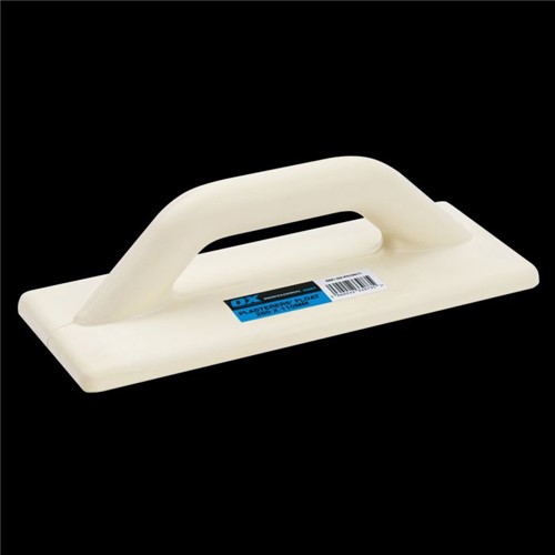 The OX Pro Polyurethane Plasterers Float 11&quot; x 4 1/2&quot; / 280mm x 110mm incorporates a sturdy, lightweight design which offers usability and strength while the non-absorbent pattern face ensures a smooth ripple free finish to surfaces.