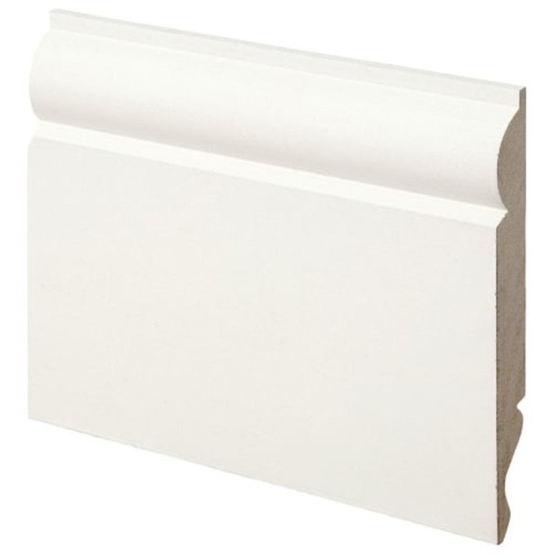 This versatile dual-purpose MDF skirting board features an innovative design which allows you to showcase either profile, providing flexibility to complement various interior styles seamlessly. Provides an ideal surface for painting, staining or varnishing to match any home d&#233;cor or design