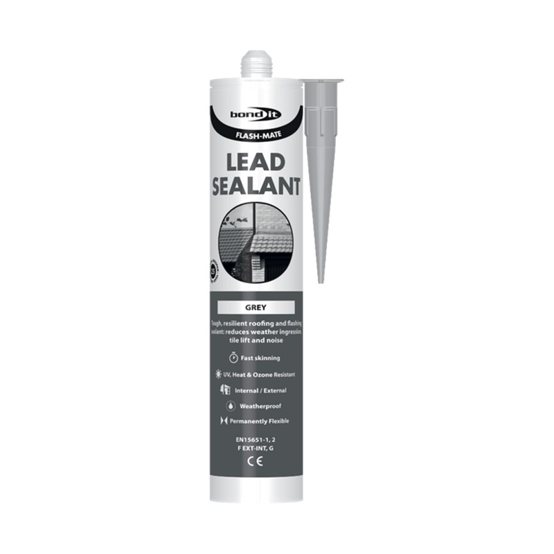 Everflex Lead Mate Sealant is specially formulated as an alternative to mortaring lead flashing and sheet into brick, stone and concrete, providing a fully waterproof joint that will not crack or shrink.