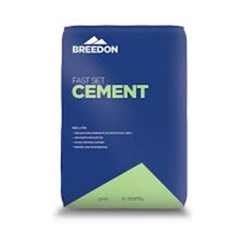 Breedon Fast Set Cement is a Portland Cement containing calcium sulfo aluminate and special additives, developed to give quick setting and hardening characteristics. Fast Set Cement allows the worked area to be brought back to operation after only a few hours.
