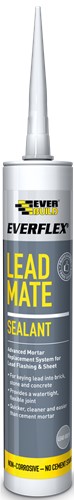 Everflex Lead Mate Sealant is specially formulated as an alternative to mortaring lead flashing and sheet into brick, stone and concrete, providing a fully waterproof joint that will not crack or shrink.