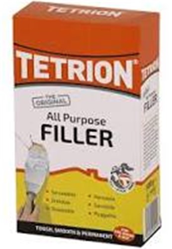 Tetrion All Purpose Filler is the same tried and trusted formulation which has been the &#39;go to&#39; for trade decorators and DIY enthusiasts for years. It’s the ideal choice for projects where a versatile, multi-surface filler is required. Specially designed to give a super smooth finish for both indoor and outdoor applications. Suitable for use on wood, plaster, stone, concrete and brickwork.