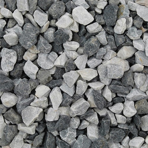 Mini Bag - Size(s): 20mm. A blend of black and ice blue chippings. Comes in a 25kg poly bag. PLEASE NOTE a pallet charge will be included when ordering maxi or mini bags in bulk quantities, however this is fully refundable once the pallet is returned back to depot along with the a copy of the receipt.