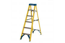 Werner 6 Tread Fibreglass Heavy Duty Trade Stepladder