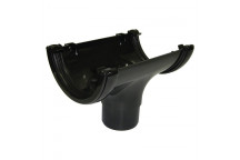 112mm Running Outlet Black Round (XR406BL)