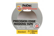 36mm x 50m Precision Edge Masking Tape