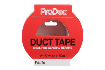 Prodec 50mm x 50mtr White Duct Tape
