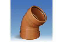 110mm 45o Double Socket Bend